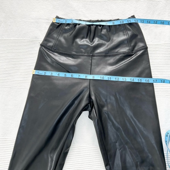 Design Lab High Waist Faux Leather Leggings - Picture 9 of 14